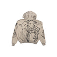 Graffiti Zip-Up (Grey)