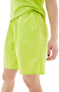 MM6 Cotton Shorts (Neon Green)