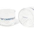 Water Glass Quote Set (Transparen/Blue)