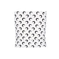 Moon Printed Jersey Tubed Top (Optical White)
