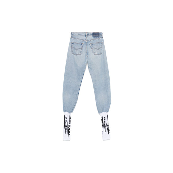 Sock Stirrup Denim (Blue/White)