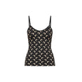 Moon Printed Jersey Straps Top (Inverse Tan)
