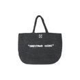 Jitney Tote Quote Bag (Black/White)