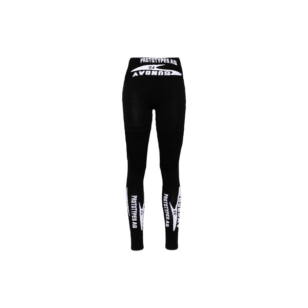 Football Sock Leggings (Black)