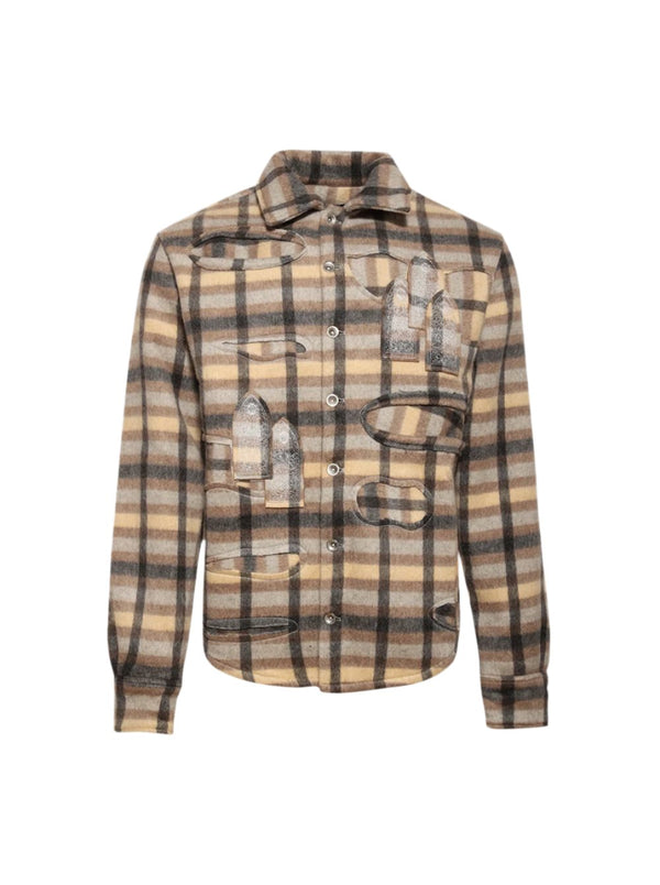 Heavy Duty Flannel Shirt (Tan)