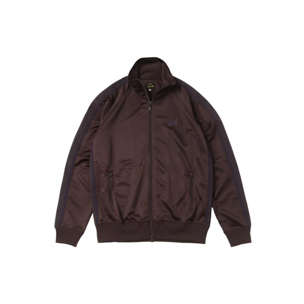 Needles Track Jacket - Poly Smooth (Dark Brown)