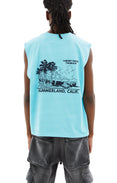 Landscape Muscle T-Shirt (Blue)