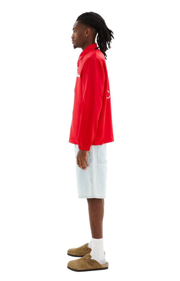 Miracle Academy Silk Coach Jacket (Cherry)