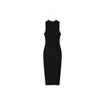 Womens Rib Tank Dress (Vintage Black)