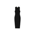 Womens Rib Tank Dress (Vintage Black)