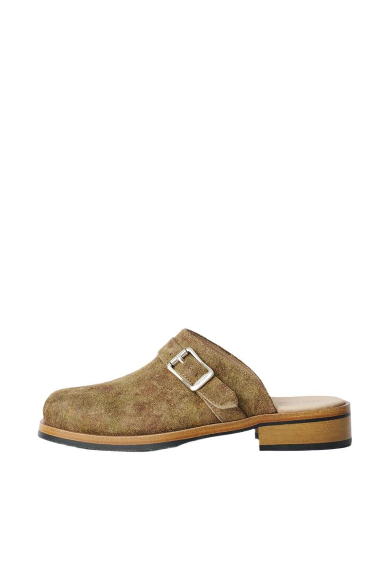 Camion Mule Petal Dance Rough Suede (Brown)