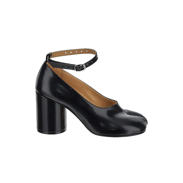 Tabi Mary Jane Ankle Strap Pumps(Black)