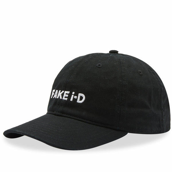 Embroidered Black Cotton Cap