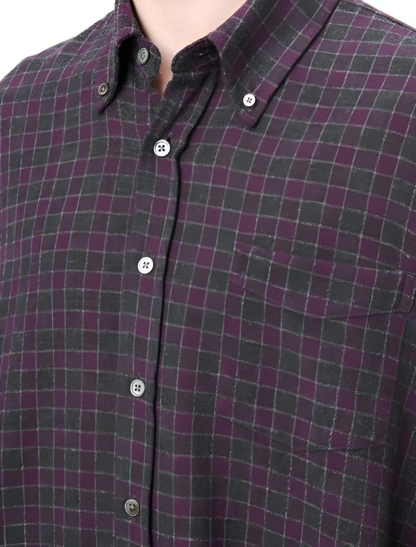 Borrowed BD Shirt (Sophomore Check Rural Wool)