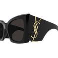 YSL Logo Sunglasses (Black)