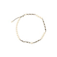Pearl And Chain Choker (Silver)