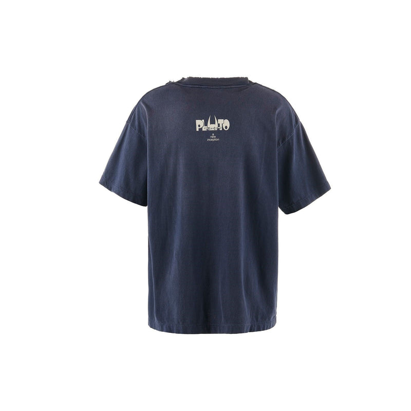 Pluto Short Sleeve T-shirt (Navy)