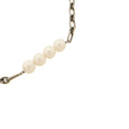 Pearl And Chain Choker (Silver)
