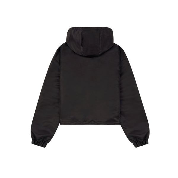 Good Health Nylon Windbreaker (Black/White)