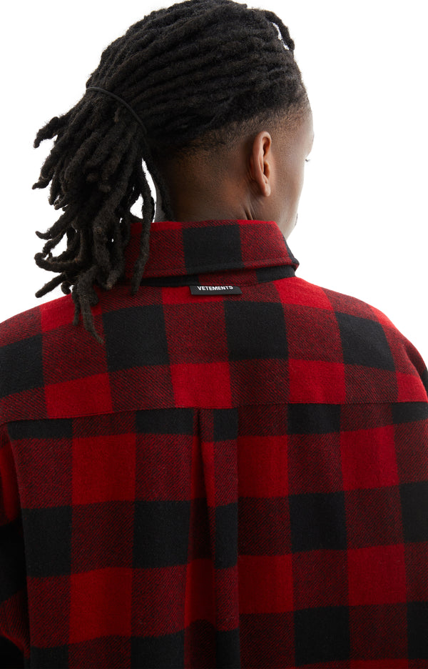 Flannel Shirt (Red/Black Check)