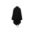 U-Back Tiered Coat (Black)