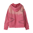 Windowed Zip Up Hoodie (Rose)