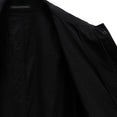 U-Back Tiered Coat (Black)