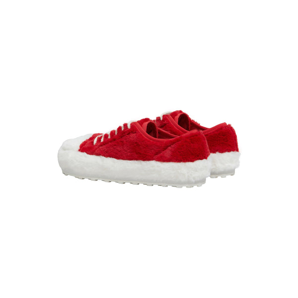 Women's Fluffy Sneakers (Red/White)