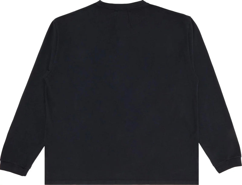 Rhude Side Logo L/S T-Shirt (VTG Black)