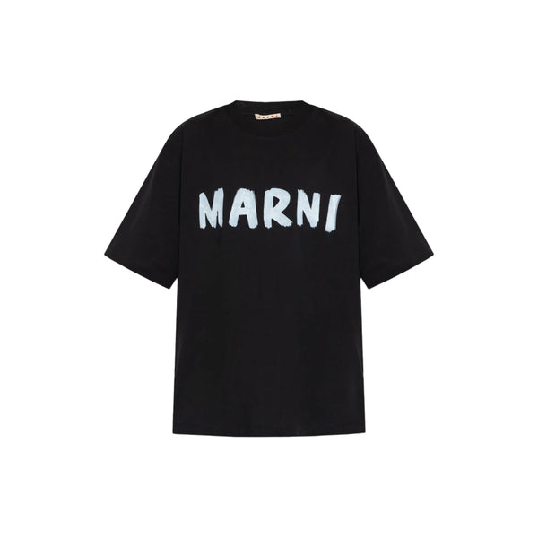 Organic Cotton T-shirt With Logo (Black)