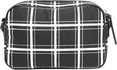 Checked Puff Camera Bag (Black/White)