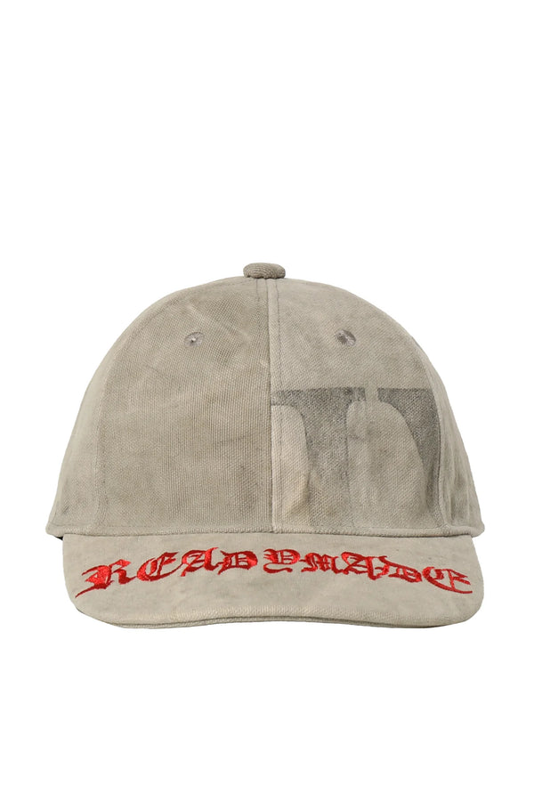 Smile Cap with Logo Embroidery (Beige)
