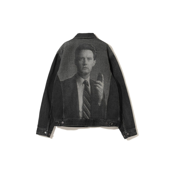 Twin Peaks Denim Jacket (Black)