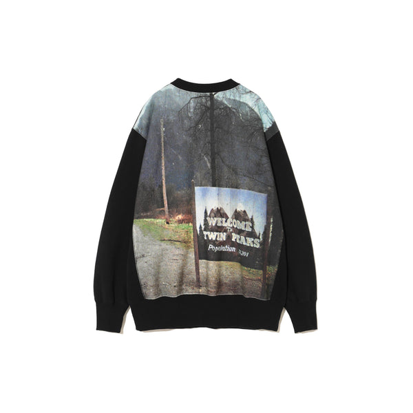 Twin Peaks Sweatshirt Pullover (Black)