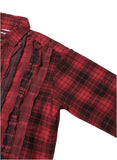 Flannel Ribbon Shirt (Red)