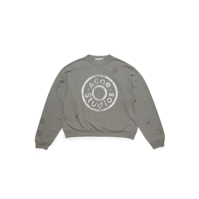 Printed Logo Sweater (Moss Green)