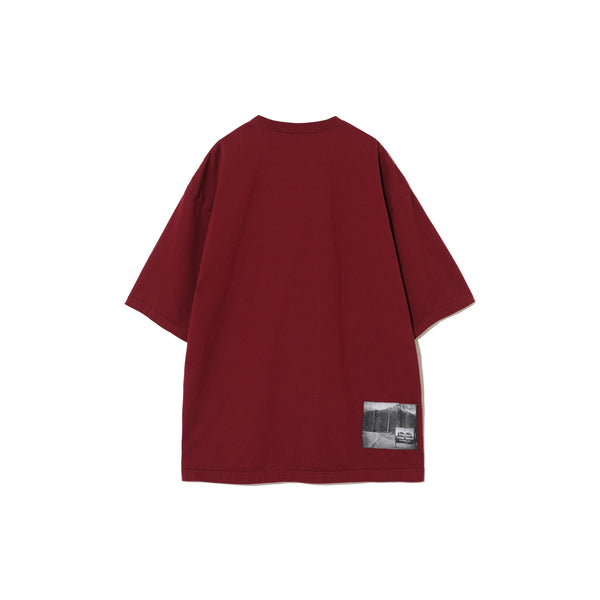 Twin Peaks Wide T-shirt (Dark Red)