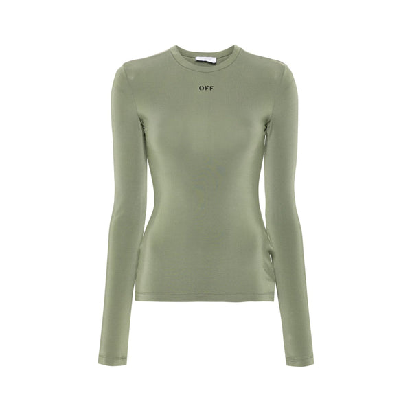 Off Stamp Sec Skin Long Sleeved T-shirt (Fern Green)