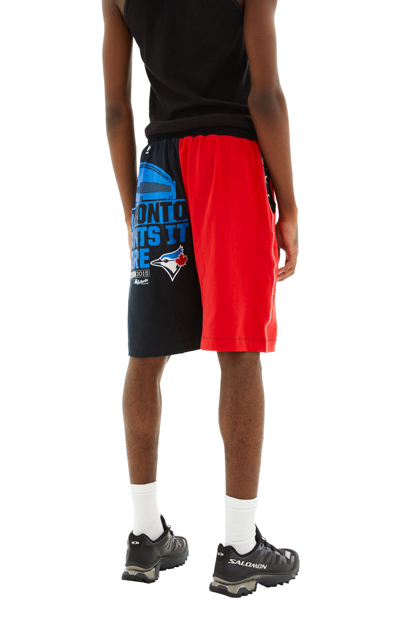 Regenerated Graphic T-Shirt Bermudas (Red/Black)