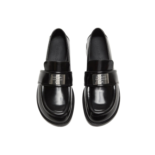 Leather Loafers (Black)