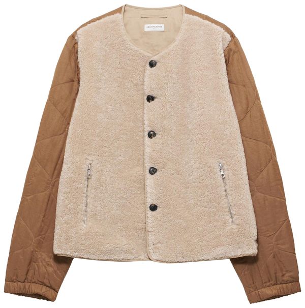 Faux Fur Jacket (Cream)