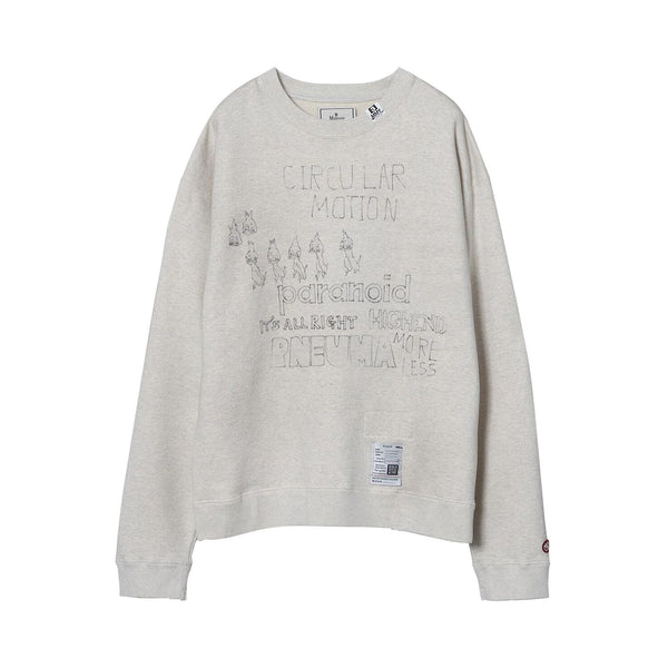 Distressed Pullover (White)