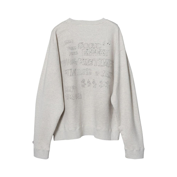 Distressed Pullover (White)