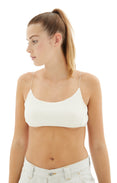 Corded Open Back Bra (Beige)