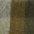 Mohair Checked Scarf (Taupe/Green/Black)