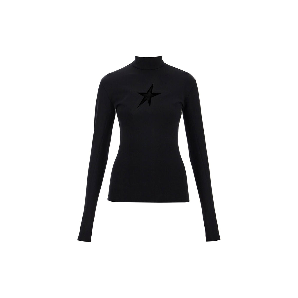 Mugler Off-white Star Top Long Sleeve T-Shirt