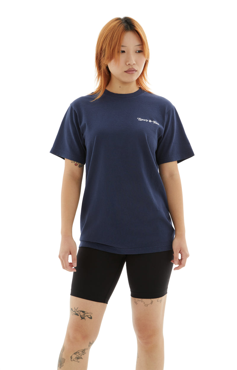 Self Love Club T-Shirt (Navy/Cream)