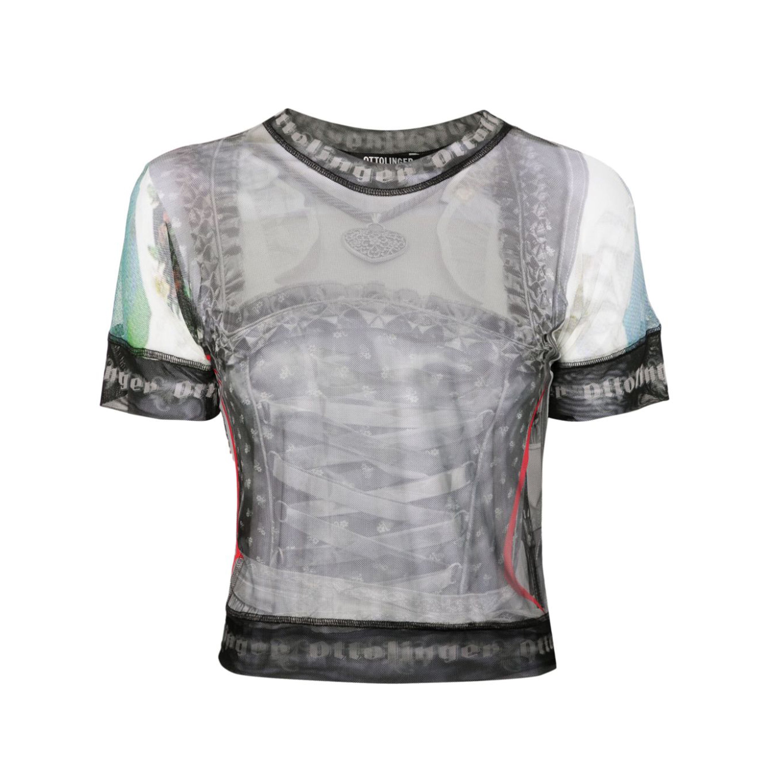 Mesh T-Shirt (Dirndl Print)