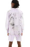 Snoppy Berry Button L/S Shirt (Dirty Lavender)