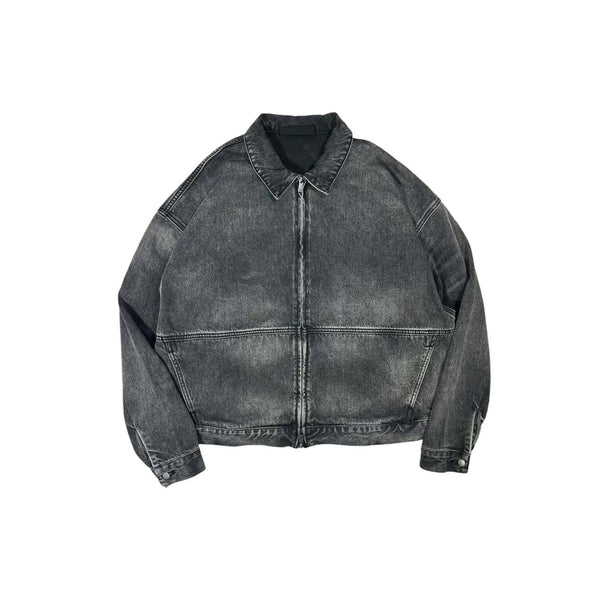 Denim Trucker Jacket (Vintage Black)